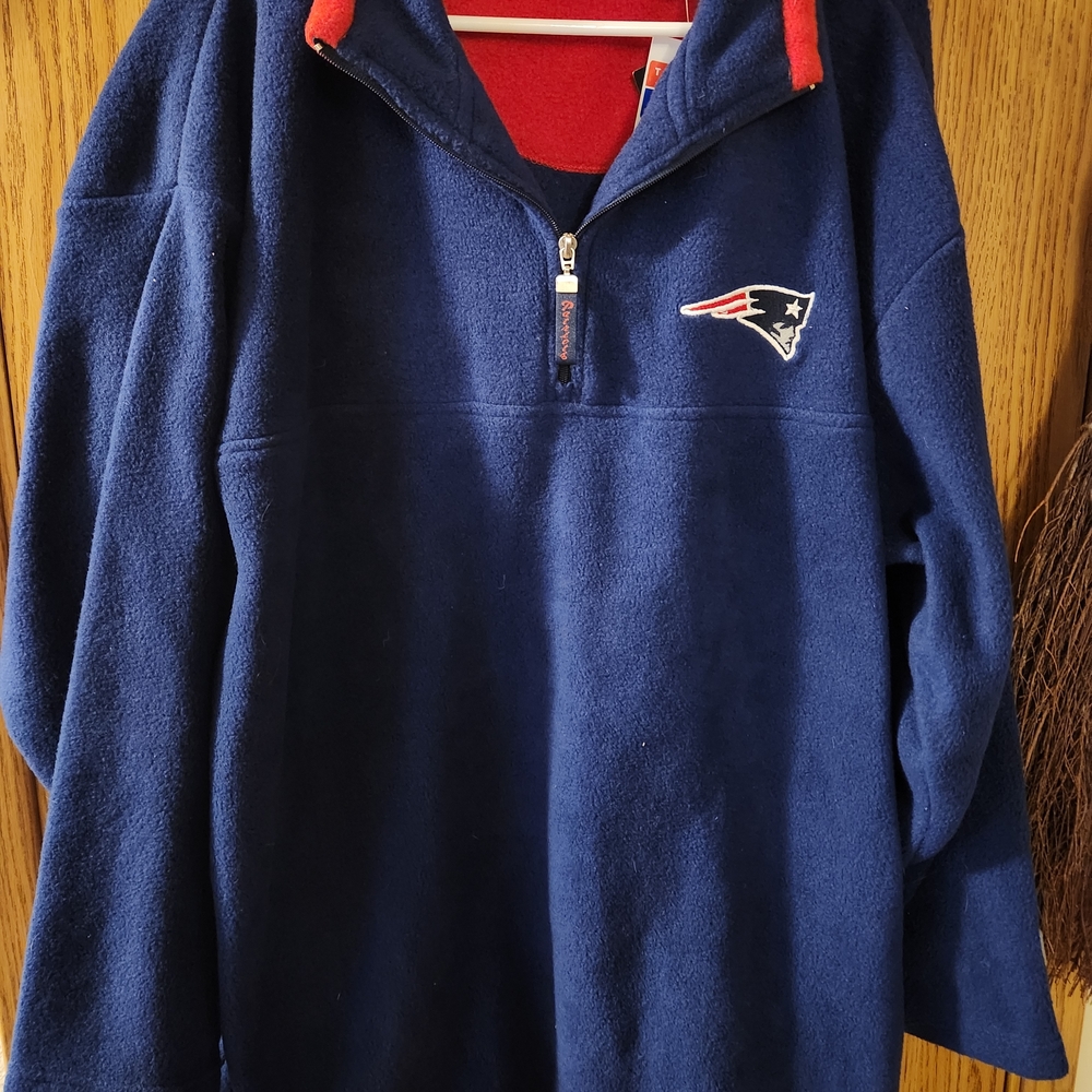 New England Patriots Navy Blue Fleece Jacket